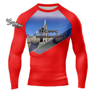 Camiseta de Protección Solar Unisex para Jiu Jitsu sin Gi, Secado Rápido, Transpirable, UPF50+, con Capucha, Ecológica, Spandex/Poliéster - Product Image 1