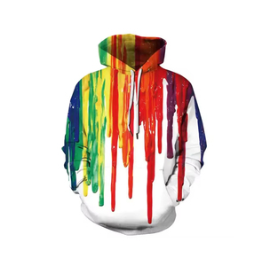 Sweat-shirt à capuche personnalisé pour homme avec logo frontal, impression par sublimation, coupe-vent, poche, tissu tricoté polyester/coton - Product Image 2