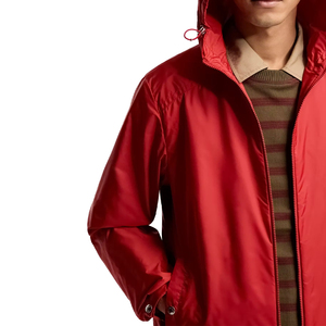 Customize Men Printed Waterproof Hooded <b>Rain</b> <b>Jacket</b> Lightweight Breathable Premium Outdoor Windbreaker 100% Polyester Shell - Product Image 3