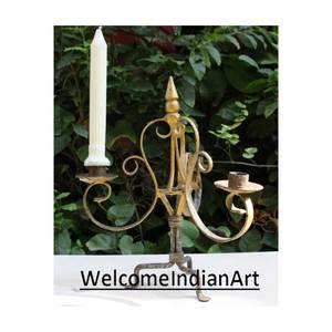 Vintage Metal Modelo 1 Portavelas Elegante Entrada Linterna & Tarro Titular - Product Image 5