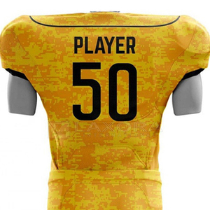 Panel de Malla Elástica Personalizado para Uniforme de Fútbol Americano, Diseño OEM, Nombre Impreso, Transpirable, Antibacterial, Cómodo, de Secado Rápido - Product Image 6