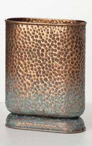 Nouvel arrivage de pots de fleurs en métal ambré doré luxueux martelé brillant intérieur extérieur décoration de jardin vase galvanisé personnalisé - Product Image 2