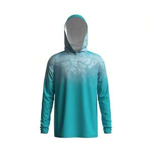 Camisa de Pesca con Capucha para Hombre, Protección Solar UPF 50+, Manga Larga, Protección UV para Exteriores, Ligera, para Senderismo - Product Image 1