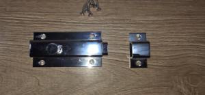 Loquet de sécurité robuste en acier inoxydable pour porte, tiroir et commode - Protection domestique/bureau - Product Image 2