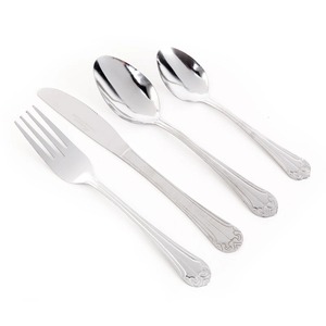 Ensemble de couverts modernes en acier inoxydable, finition miroir, fourchette, couteau, cuillère, pour mariage, 4 pièces - Product Image 6