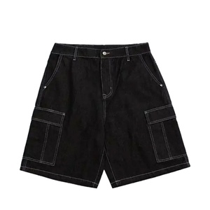 Shorts cargo tactiques amples en toile pour hommes, style streetwear hip-hop, 5 pouces, séchage rapide, taille élastique, décontractés, prix bas - Product Image 1