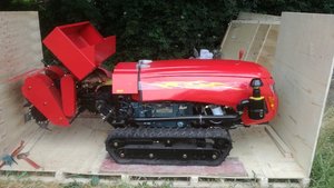 Điều khiển từ xa đi bộ phí<span class=keywords><strong>a</strong></span> sau trang trại nhỏ Crawler máy kéo tu rotarty tiller với phân bón gieo - Product Image 4