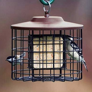 Vineyard Select Mesh Bird Feeder Outdoor <b>Garden</b> Hanging Feeder Modern Copper Mesh Bird Feeder - Product Image 3