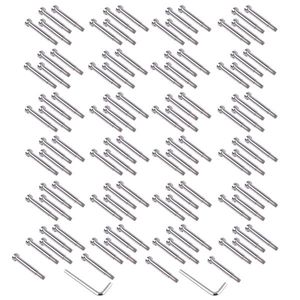 Kit di 100 Pezzi di Fissaggi in Acciaio Inox Lucidato, Dado M16 e Bullone da 20mm con Filettatura Personalizzata per Cavi in Acciaio da 3/16 Pollici, Include Rondelle - Product Image 5