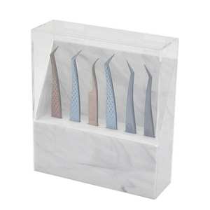 Diseño Duradero, Fácil Acceso y Exhibición Ordenada, Soporte de Almacenamiento para Pinzas de Plástico y Acrílico Transparente para Salones y Estudios, 15g, Personalizable - Product Image 2