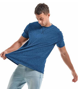 เสื้อยืดผู้ชายคุณภาพสูง ขายส่ง ผ้าฝ้าย 100% ถักทอ ระบายอากาศได้ดี ทรงหลวม รับออกแบบลายพิมพ์ตามสั่ง ไซส์ใหญ่ - Product Image 2