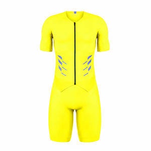 Ensemble de maillots de cyclisme personnalisés pour l'entraînement et la compétition, en tissu anti-transpiration imprimé par sublimation intégrale, OEM ODM, uniforme de sport cycliste - Product Image 1