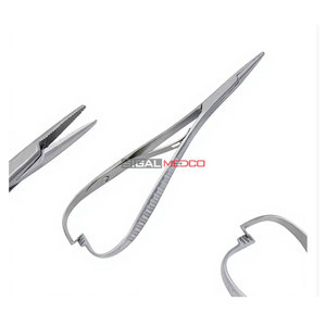 Porte-aiguille Tip Mathieu 5,5 pouces, instrument chirurgical orthodontique, forceps de précision en acier inoxydable pour maintenir les aiguilles, usage dentaire - Product Image 5