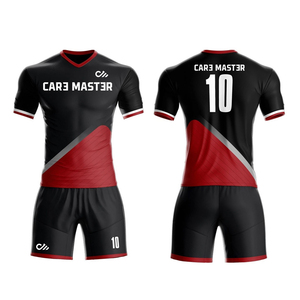 ชุดฟุตบอลคุณภาพสูงปี 2026 ผลิตจากโพลีเอสเตอร์ เสื้อคอกลมพร้อมกางเกงขาสั้น ชุดฟุตบอลพร้อมชื่อทีมที่กำหนดเองได้ - Product Image 3