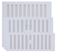 Couvercle de grille d'aération en plastique blanc Grille d'aération en plastique blanc