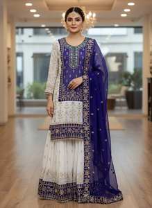 Realza la Belleza de tu Armario con este Conjunto de Salwar Kameez Tradicional Recién Lanzado para Bodas - Product Image 4