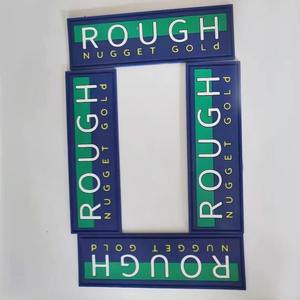 Custom 3D Embossed Rubber PVC <b>Sew</b>-<b>On</b> <b>Patches</b> with Nonwoven Felt Fabric for Clothing - Product Image 5