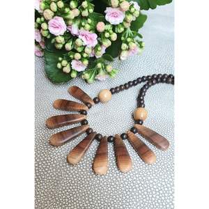 Collar de Madera de Diseño Vintage para Mujer, Accesorios de Moda Cristalinos, India RR ENTERPRISES - Product Image 3