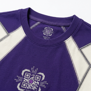 Summer's Men Custom Cotton O-Neck Embroidery <b>Patchwork</b> Graphic T-<b>Shirt</b> Regular Fit Street Style Short Sleeve Men's T-<b>Shirt</b> - Product Image 5