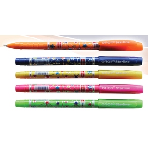 Stylo ORION Starline (Stylo léger à écriture fluide pour le bureau, l'école et l'usage quotidien au meilleur prix, stylo à bille en plastique) - Product Image 1