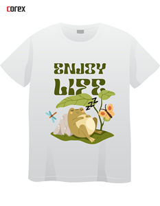 T-shirts formels pour hommes imprimés numériquement DTF - Personnalisés, manches courtes, coupe classique, polyester/coton, anti-rétrécissement, séchage rapide - Product Image 6