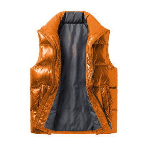 Mens <b>Puffer</b> <b>Vest</b> Custom Quilted <b>Vest</b> Mens <b>Puffer</b> <b>Vest</b> With Loose Fit Padded <b>Vest</b> For US Luxury Fashion Labels - Product Image 3
