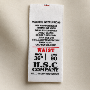 Étiquettes tissées personnalisées pour vêtements, étiquettes de marque pour vêtements, étiquettes à coudre avec instructions d'entretien imprimées - Product Image 5