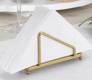 Modern Luxury Metal Napkin Stand For Dining Table And <b>Kitchen</b> Elegant <b>Tissue</b> <b>Holder</b> For Home Office And Restaurant - Product Image 3