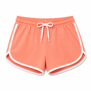 Shorts Deportivos Transpirables de Cintura Media con Botones y Bolsillos con Cremallera, de Algodón, para Entrenamiento, Fitness y Yoga, Personalizados para Mujer - Product Image 2