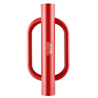 Heavy Duty 22LB Carbon Steel Farm Post Rammer 4.11 Inner Diameter T Post Pole Pounder Fence Post Driver Handles