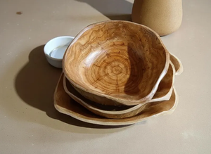 ชามไม้กระถินณรงค์ขัดเงาแบบธรรมชาติ เป็นมิตรกับสิ่งแวดล้อม สำหรับใช้ในงานปาร์ตี้ - Product Image 4