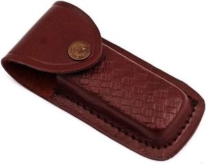 มีดพับลายดามัสกัส Trend Blades ด้ามกระดูก มีดพกพา EDC พร้อมซองหนัง - Product Image 5