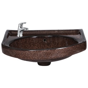 Lavabo de Cerámica para Baño, Lavabo Suspendido en la Pared, Lavamanos de Cerámica Montado en la Pared - Product Image 2