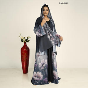 Kimono élégant de qualité supérieure, ouvert sur le devant, avec des perles cousues à la main pour les célébrations de l'Aïd, disponible au meilleur prix - Product Image 3