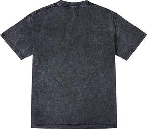 เสื้อยืดทรงวินเทจ คอตตอน 100% สำหรับผู้ชาย แบบย้อมสีเอซิด แขนสั้น แห้งเร็ว ระบายอากาศได้ดี ปรับแต่งได้ตามต้องการ - Product Image 4