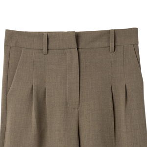 Pantalones de Vestir Cómodos y Profesionales para Mujer, Pantalones de Trabajo de Pierna Ancha, Cintura Alta, Transpirables, Largos, al por Mayor - Product Image 3