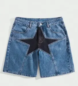 Pantalones Cortos de Lona 100% Algodón para Hombre, Cintura Elástica Media, Diseño Sólido, Secado Rápido, Ligeros, Casuales, para Fitness - Product Image 3