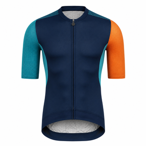 Maillot de Ciclismo Personalizado Premium – Camiseta de Ciclismo Transpirable de Secado Rápido con Cierre Completo, Impresión por Sublimación y Protección UV - Product Image 1
