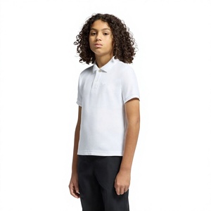 Polo personnalisé pour enfants, manches courtes, en coton, pour garçons et filles, vente en gros de vêtements pour enfants - Product Image 3