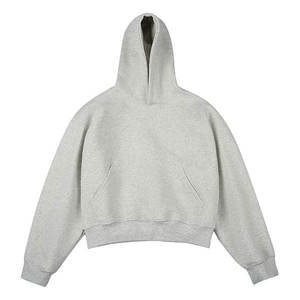 Hoodie unisexe personnalisé en molleton bouclette imprimé numériquement, éco-responsable, coupe ample streetwear avec poche et épaules tombantes, en polyester et coton - Product Image 1