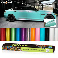 Film de protection de peinture auto-cicatrisant en TPU brillant pour carrosserie complète, effet caméléon satiné, film de protection de peinture pour voiture