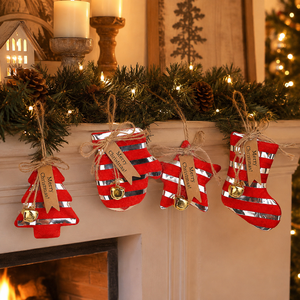High Quality <b>Christmas</b> Tree Mini Ornaments Cloth Traditional Hanging <b>Supplies</b> Miniature <b>Decoration</b> Accessories Party Atmosphere - Product Image 4