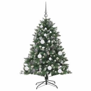 Árbol de Navidad Artificial Verde de 47.24 Pulgadas con 150 Luces LED Decorativas Navideñas - Product Image 4