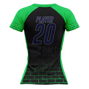 Sports Wear Breathable Women O-Neck Softball <b>Shirts</b> Eco Friendly New Design O-Neck Softball <b>Shirts</b> - Product Image 6