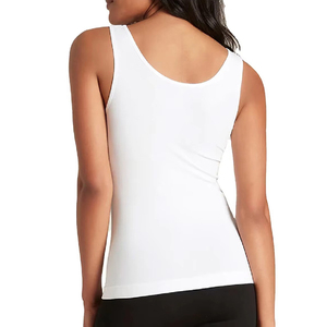 Débardeur sans manches personnalisé pour femme avec logo, respirant, pour l'été, tenue de fitness, motif uni, OEM/ODM, grandes tailles, prix abordable - Product Image 4