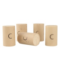 Bouchons de vin en bois naturel personnalisés en gros vin rouge bouteille de champagne bouchons de liège pour vodka tequila whisky