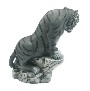 Made in Vietnam polyresin animal figurines for home decoration and souvenir gift/ Black Tiger