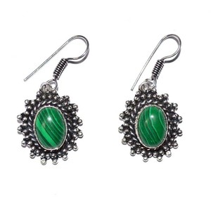 ต่างหูหินทับทิมต่างหูคริสตัลอัญมณีแฟชั่น - Product Image 3