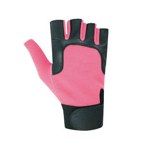 Guantes de Ciclismo Ajustables para Hombre y Mujer, sin Dedos, con Almohadilla Antideslizante en la Palma, Resistentes a Impactos, para Bicicleta, Fitness, Escalada, de Cuero, para Gimnasio - Product Image 5