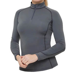 Latest Design Horse Riding <b>Women's</b> Base Layer Long Sleeve 4-Way Stretch Comfortable Fit Base Layer For <b>Women</b> - Product Image 1